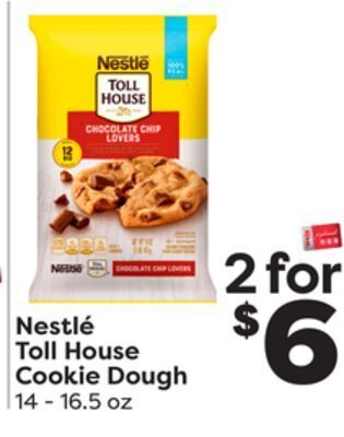 Weis Markets Nestlé toll house cookie dough offer