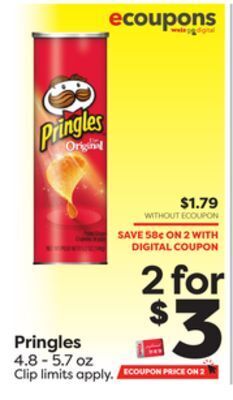 Weis Markets Pringles offer