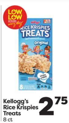Weis Markets Kellogg's rice krispies treats offer