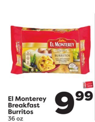Weis Markets El monterey breakfast burritos offer