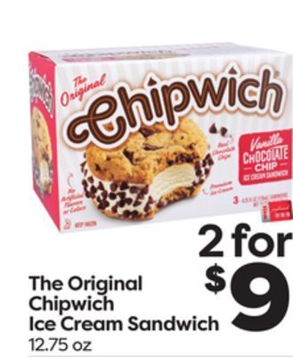 Weis Markets The original chipwich ice cream sandwich offer