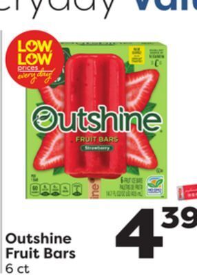 Weis Markets Outshine fruit bars offer