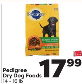 Weis Markets Pedigree dry dog foods offer