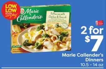 Weis Markets Marie callender's dinners offer