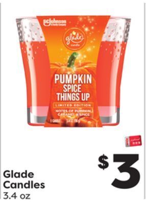 Weis Markets Glade candles offer