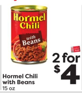 Weis Markets Hormel chili with beans offer