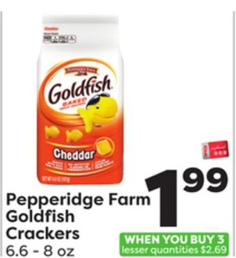 Weis Markets Pepperidge farm goldfish crackers offer
