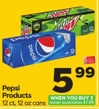 Weis Markets Pepsi products offer