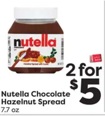 Weis Markets Nutella chocolate hazelnut spread offer