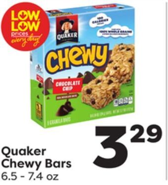 Weis Markets Quaker chewy bars offer