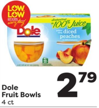 Weis Markets Dole fruit bowls offer