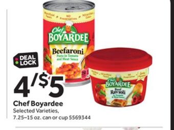 Stop&Shop Chef boyardee offer