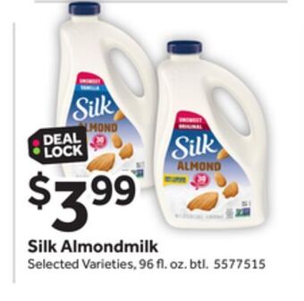 Stop&Shop Silk almondmilk offer