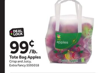 Stop&Shop Tote bag apples offer