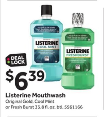 Stop&Shop Listerine mouthwash offer