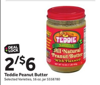 Stop&Shop Teddie peanut butter offer