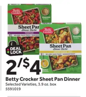 Stop&Shop Betty crocker sheet pan dinner offer