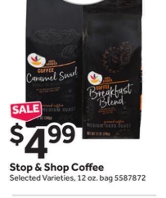 Stop&Shop Stop & shop coffee offer