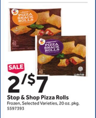 Stop&Shop Stop & shop pizza rolls offer