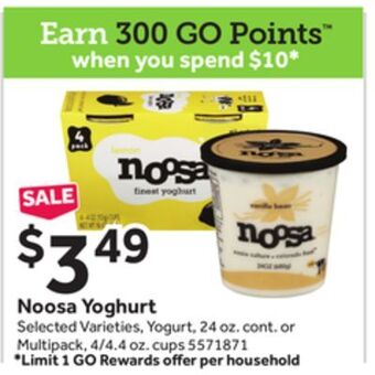Stop&Shop Noosa yoghurt offer