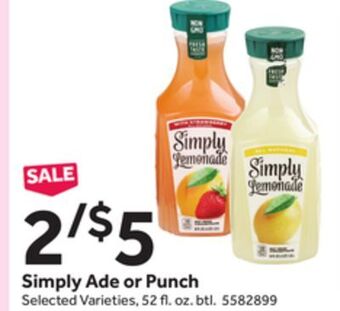 Stop&Shop Simply ade or punch offer