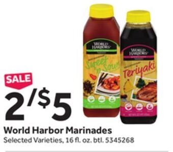 Stop&Shop World harbor marinades offer