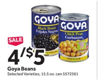 Stop&Shop Goya beans offer