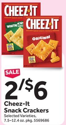 Stop&Shop Cheez-it snack crackers offer