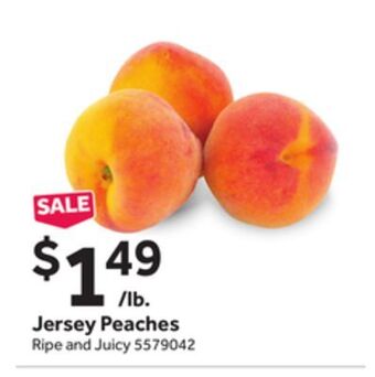 Stop&Shop Jersey peaches offer