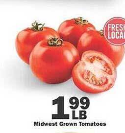 Schnucks Midwest grown tomatoes offer