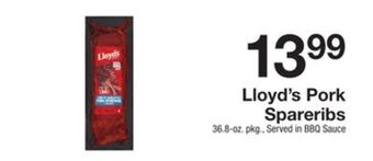 The Fresh Grocer Pork spareribs offer