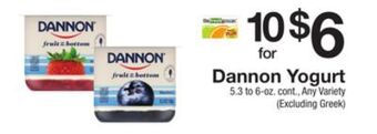 The Fresh Grocer Yogurt offer