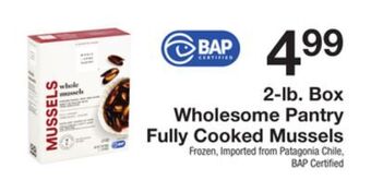 The Fresh Grocer Fully cooked mussels offer