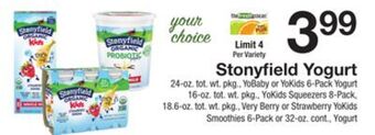The Fresh Grocer Yogurt offer