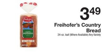 The Fresh Grocer Country bread offer