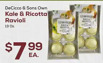 DeCicco & Sons Decicco & sons own kale & ricotta ravioli offer
