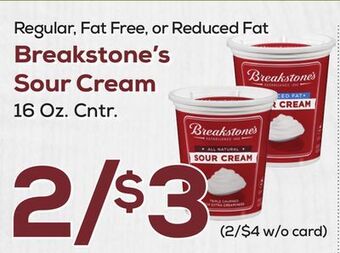 DeCicco & Sons Breakstone's sour cream offer