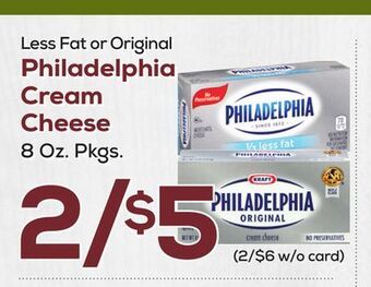 DeCicco & Sons Philadelphia cream cheese offer