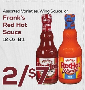 DeCicco & Sons Frank's red hot sauce offer