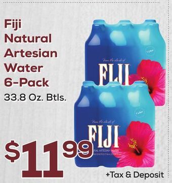 DeCicco & Sons Fiji natural artesian water 6-pack offer