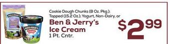 DeCicco & Sons Ben & jerry's ice cream offer