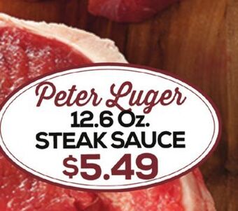 DeCicco & Sons Peter luger 12.6 oz. steak sauce offer
