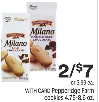 CVS Pepperidge farm cookies 4.75-8.6 oz. offer