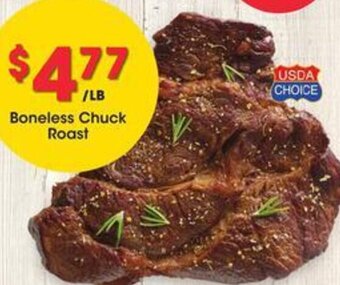 Kroger Boneless Chuck Roast offer