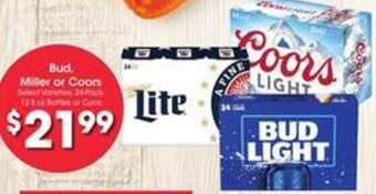Kroger Bud, Miller or Coors offer