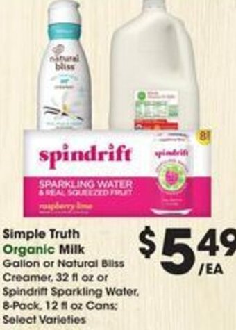 Kroger Simple Truth Organic Milk offer