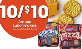 Kroger Armour Lunchmakers offer