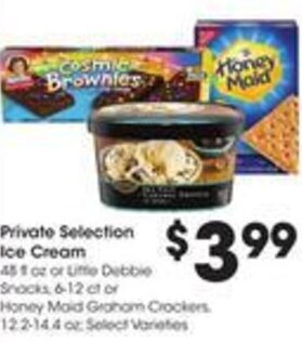 Kroger Private Selection Ice Cream offer