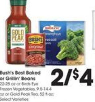 Kroger Bush's Best Baked or Grillin Beans offer