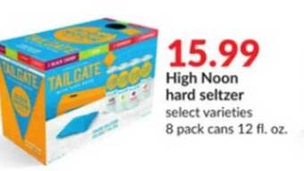 Hy-Vee High noon hard seltzer offer